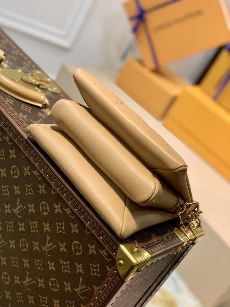 LV M57796 Louis Vuitton Coussin BB Handbags Apricot - Default Title - View 3