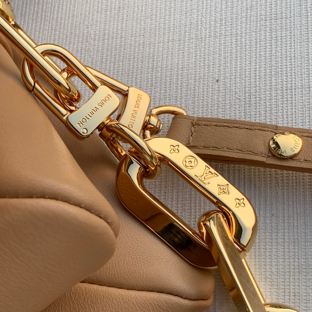 LV M57796 Louis Vuitton Coussin BB Handbags Apricot