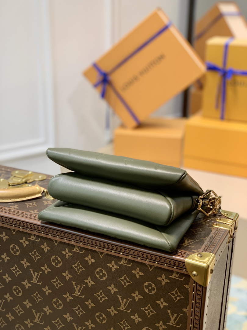 LV M57796 Louis Vuitton Coussin BB Handbags Dark Green - Default Title - View 3