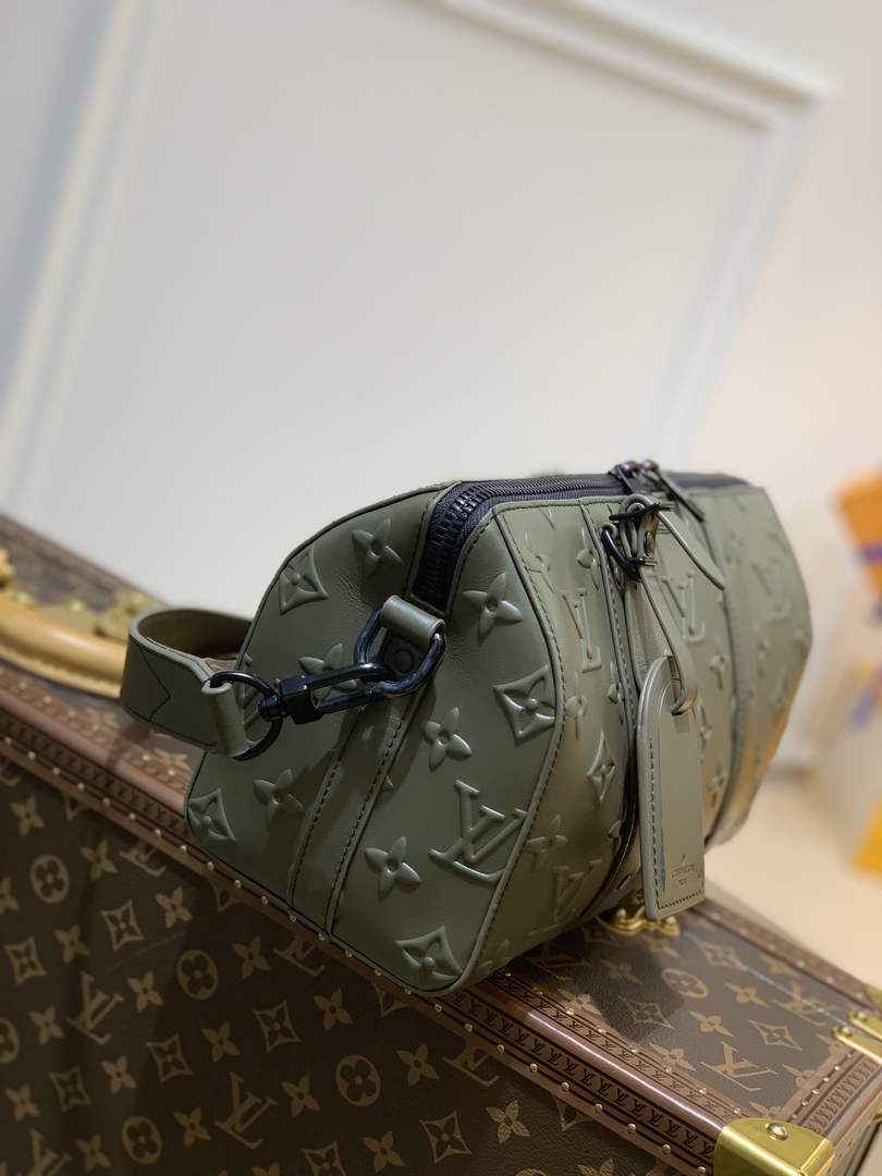 LV M57955 Louis Vuitton City Keepall Travel Men Bag Green