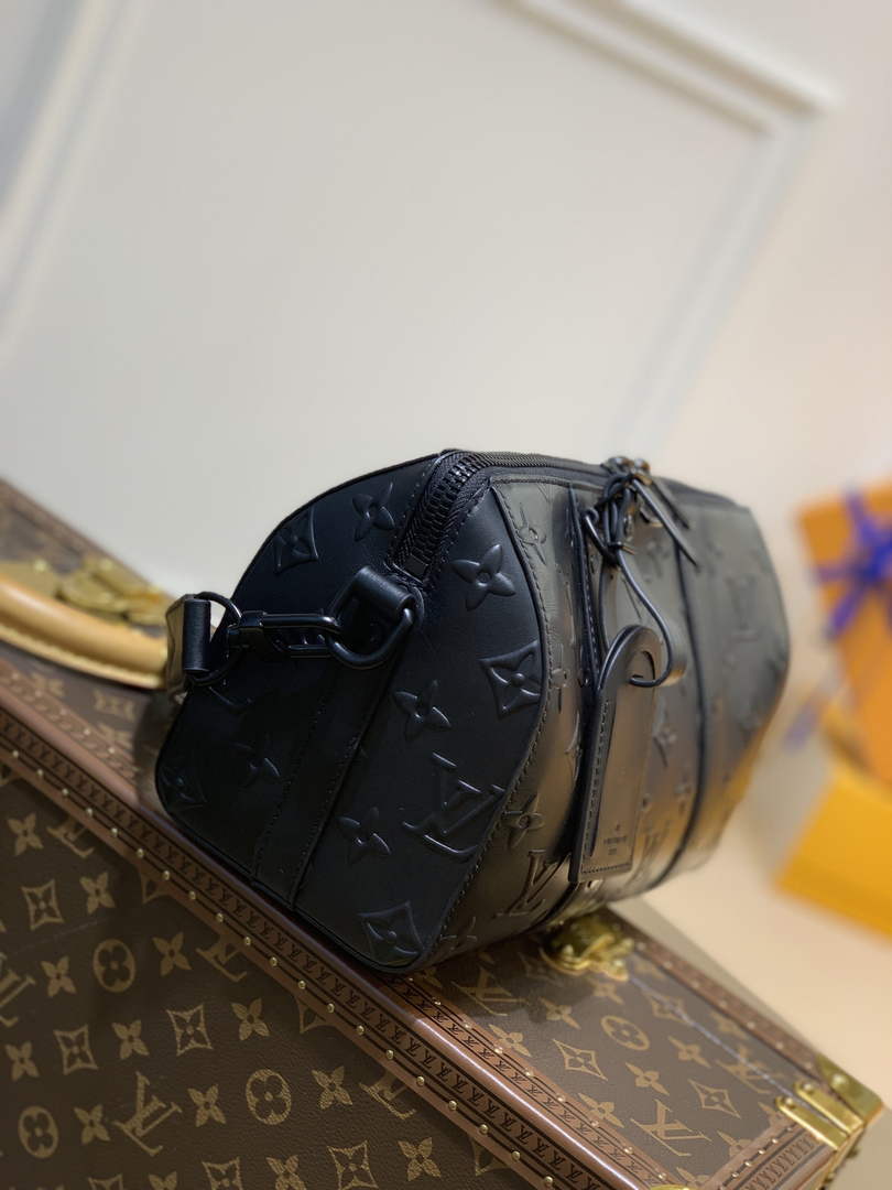 LV M57955 Louis Vuitton City Keepall Travel Men Bag Black