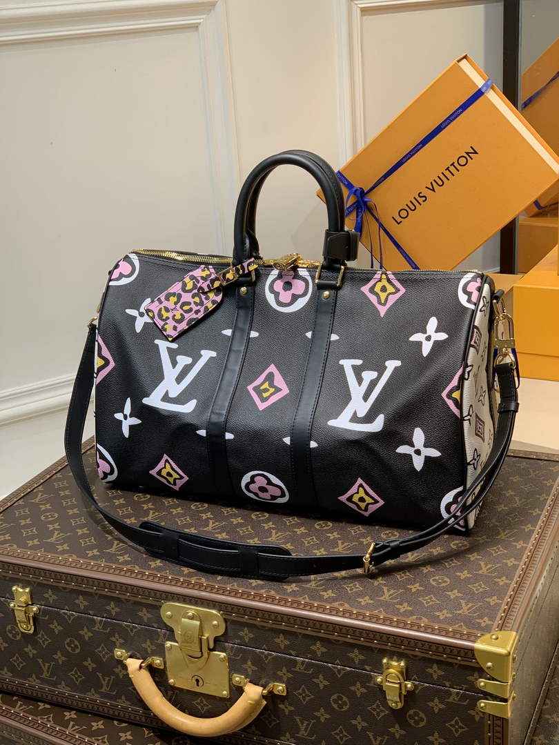 LV M58656 Louis Vuitton Keepall Bandouliere 45 Travel Bag
