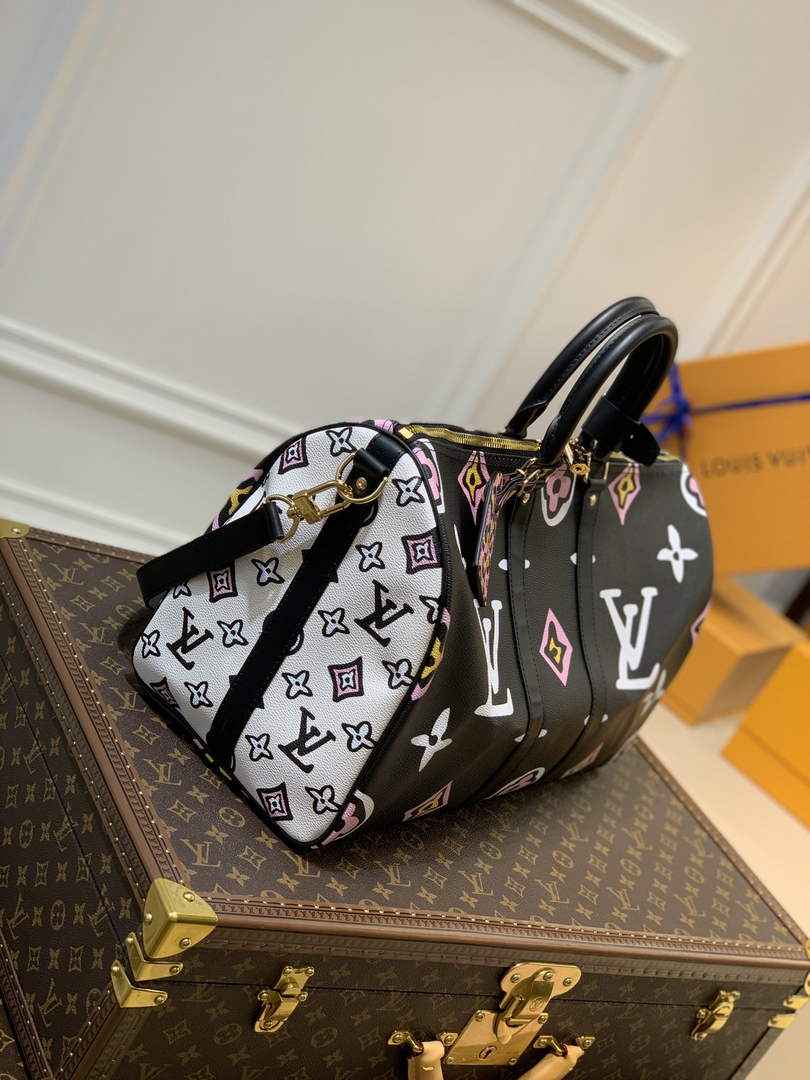 LV M58656 Louis Vuitton Keepall Bandouliere 45 Travel Bag