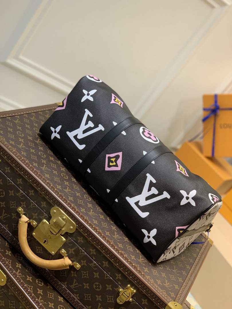 LV M58656 Louis Vuitton Keepall Bandouliere 45 Travel Bag