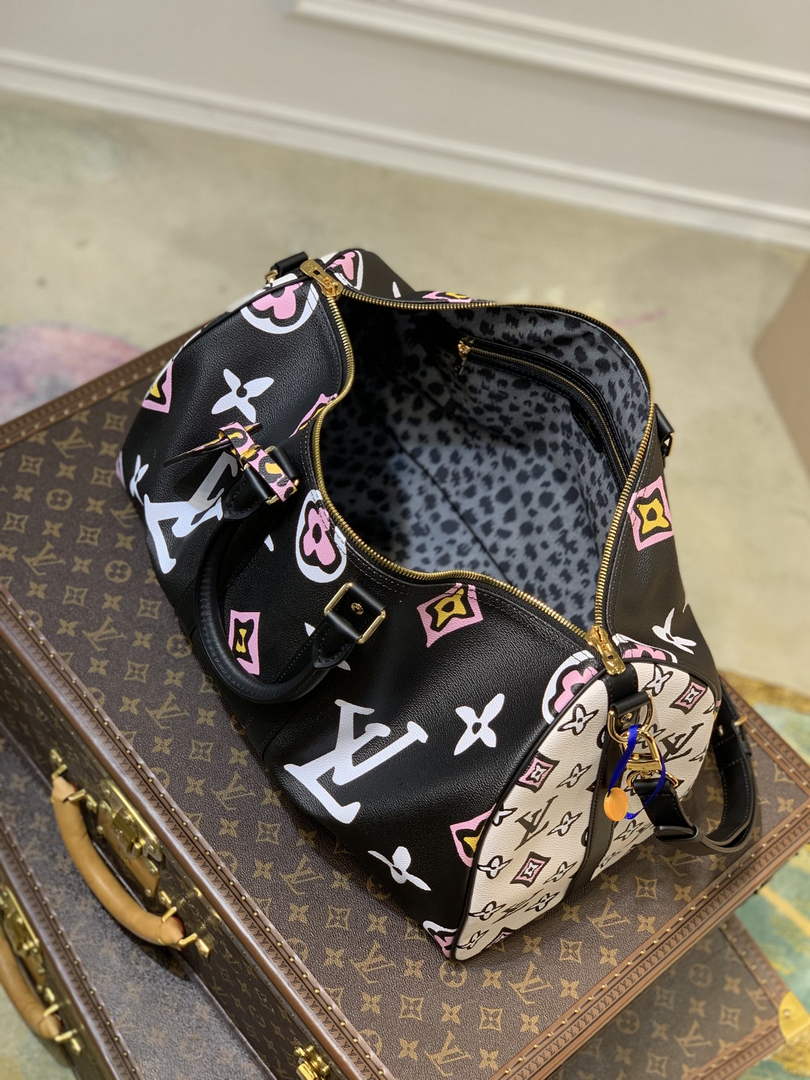 LV M58656 Louis Vuitton Keepall Bandouliere 45 Travel Bag