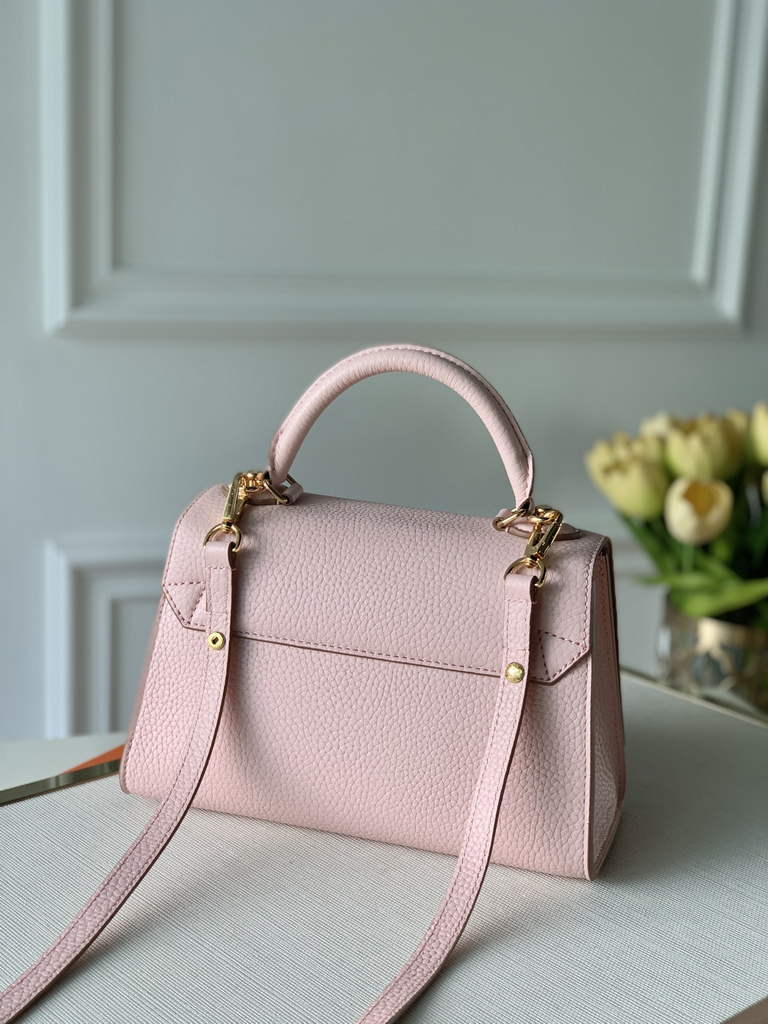 LV M59285 Louis Vuitton Twist One Handle BB High End Leathers Pink