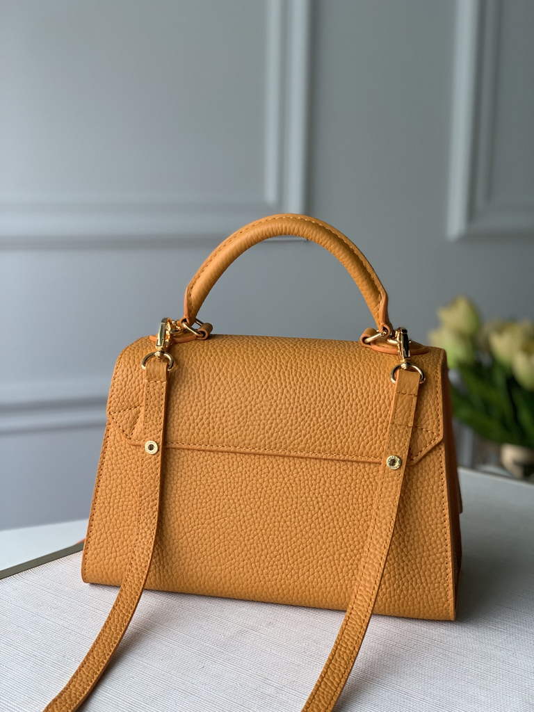 LV M59091 Louis Vuitton Twist One Handle BB High End Leathers Yellow