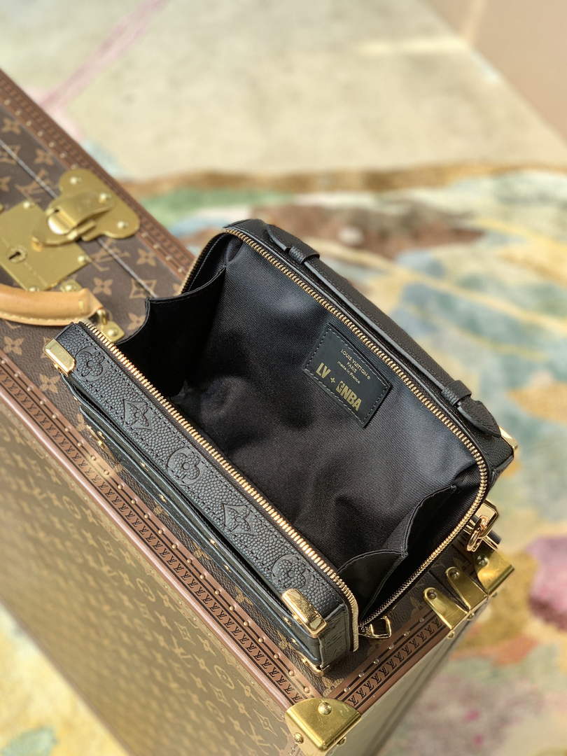 LV M59163 Louis Vuitton Handle Soft Trunk Men Bags Black - Default Title - View 9