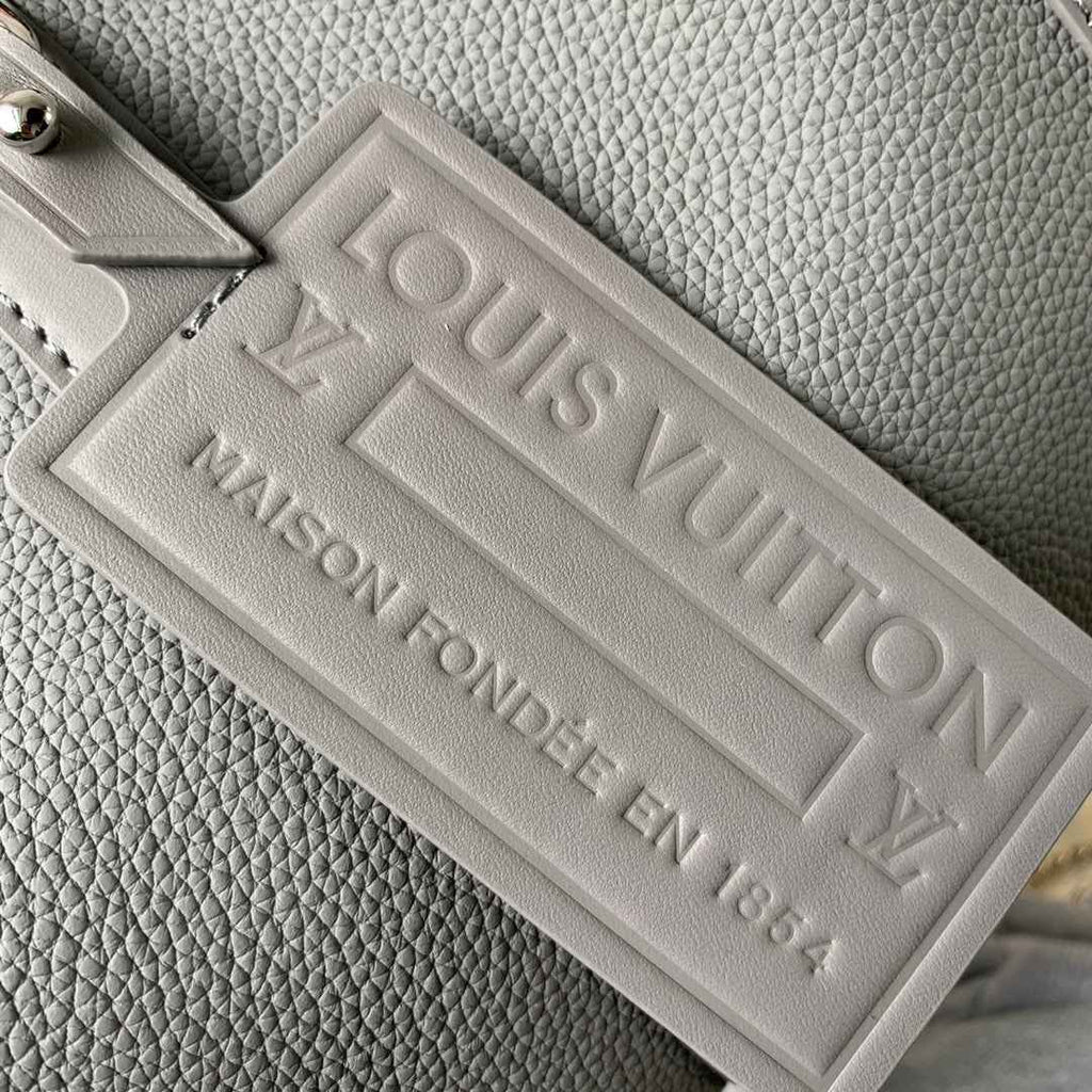 LV M59328 Louis Vuitton City Keepall Travel Men Bag Gray Aerogram