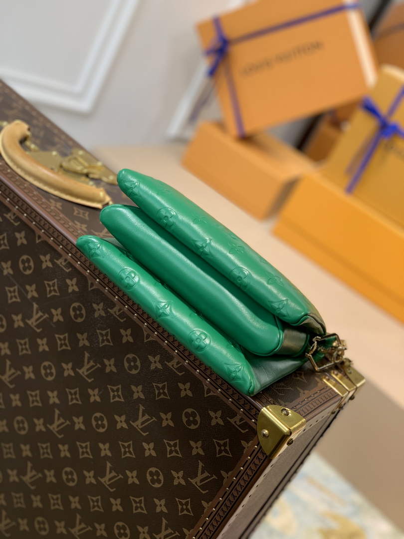 LV M59389 Louis Vuitton Coussin BB Handbags Green - Default Title - View 3