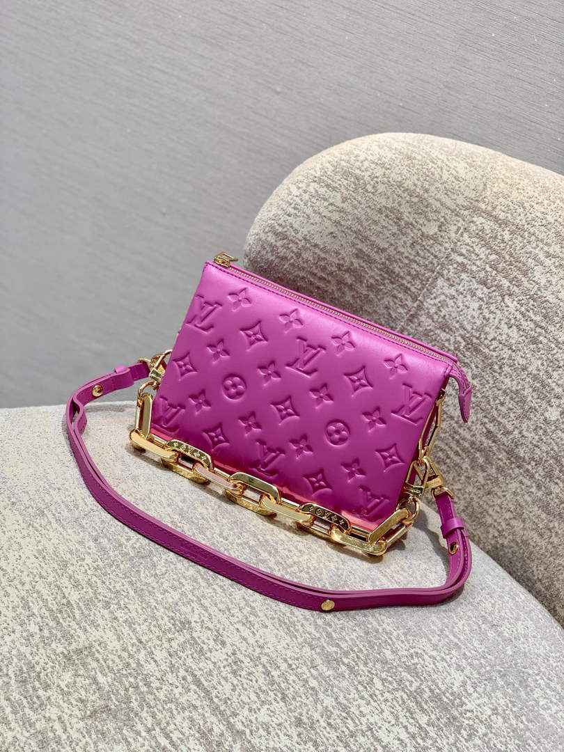 LV M59396 Louis Vuitton Coussin BB Handbags Pink Purple