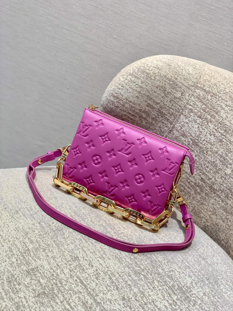 LV M59396 Louis Vuitton Coussin BB Handbags Pink Purple - Default Title - View 1