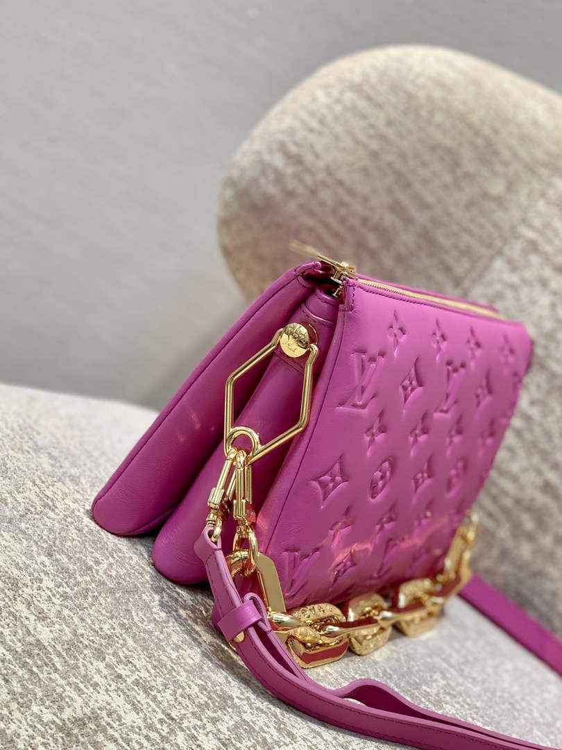 LV M59396 Louis Vuitton Coussin BB Handbags Pink Purple