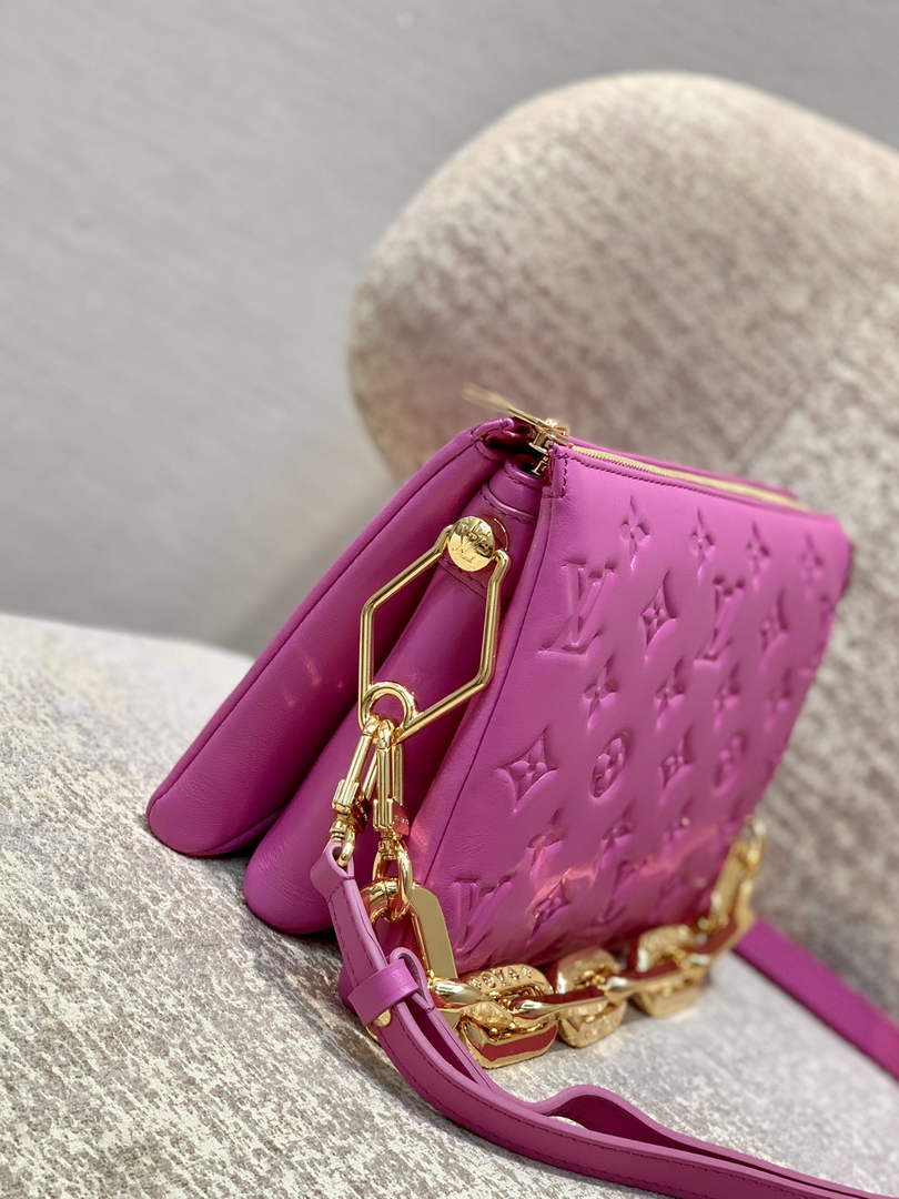 LV M59396 Louis Vuitton Coussin BB Handbags Pink Purple - Default Title - View 2