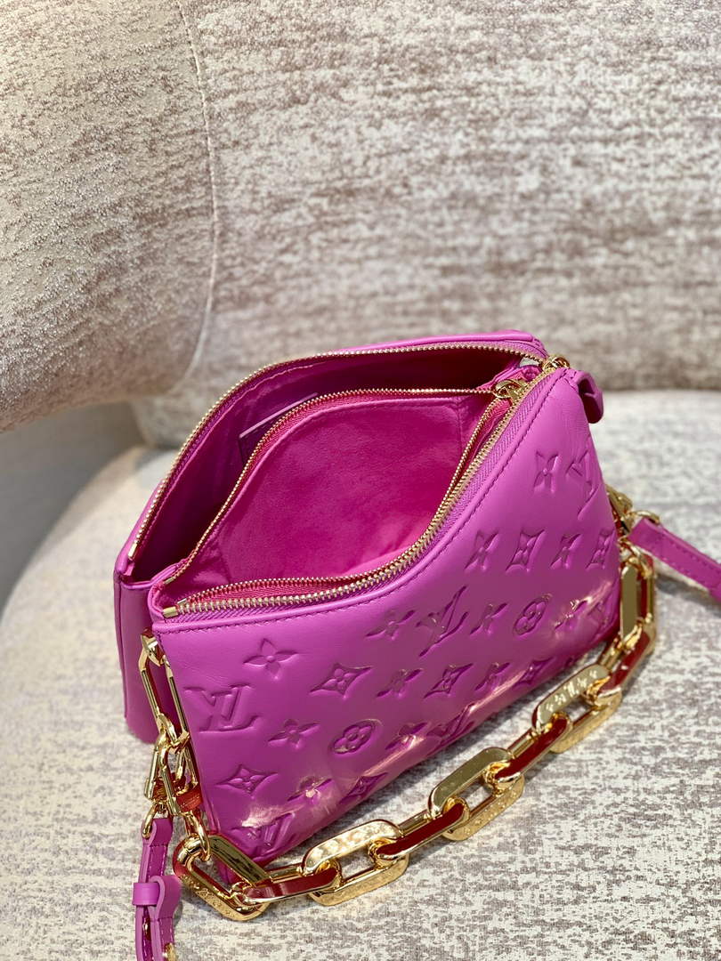 LV M59396 Louis Vuitton Coussin BB Handbags Pink Purple - Default Title - View 4