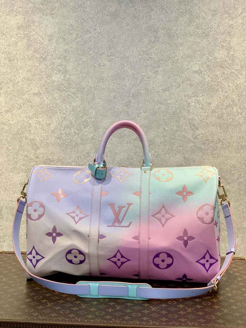 LV M59943 Louis Vuitton Keepall Bandouliere 45 Travel Bag
