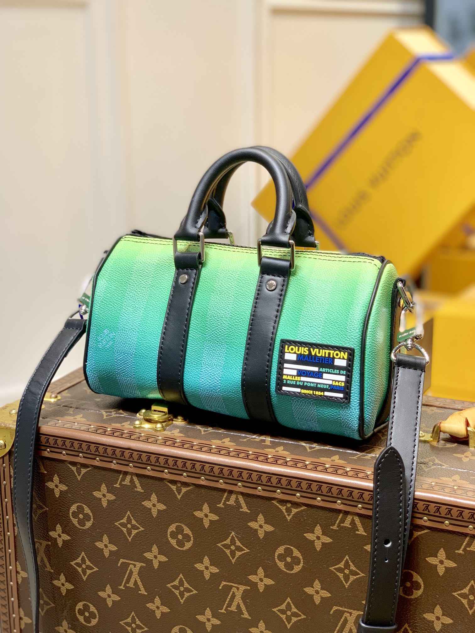 LV M59949 Louis Vuitton Keepall XS Travel Men Bag Damier Other