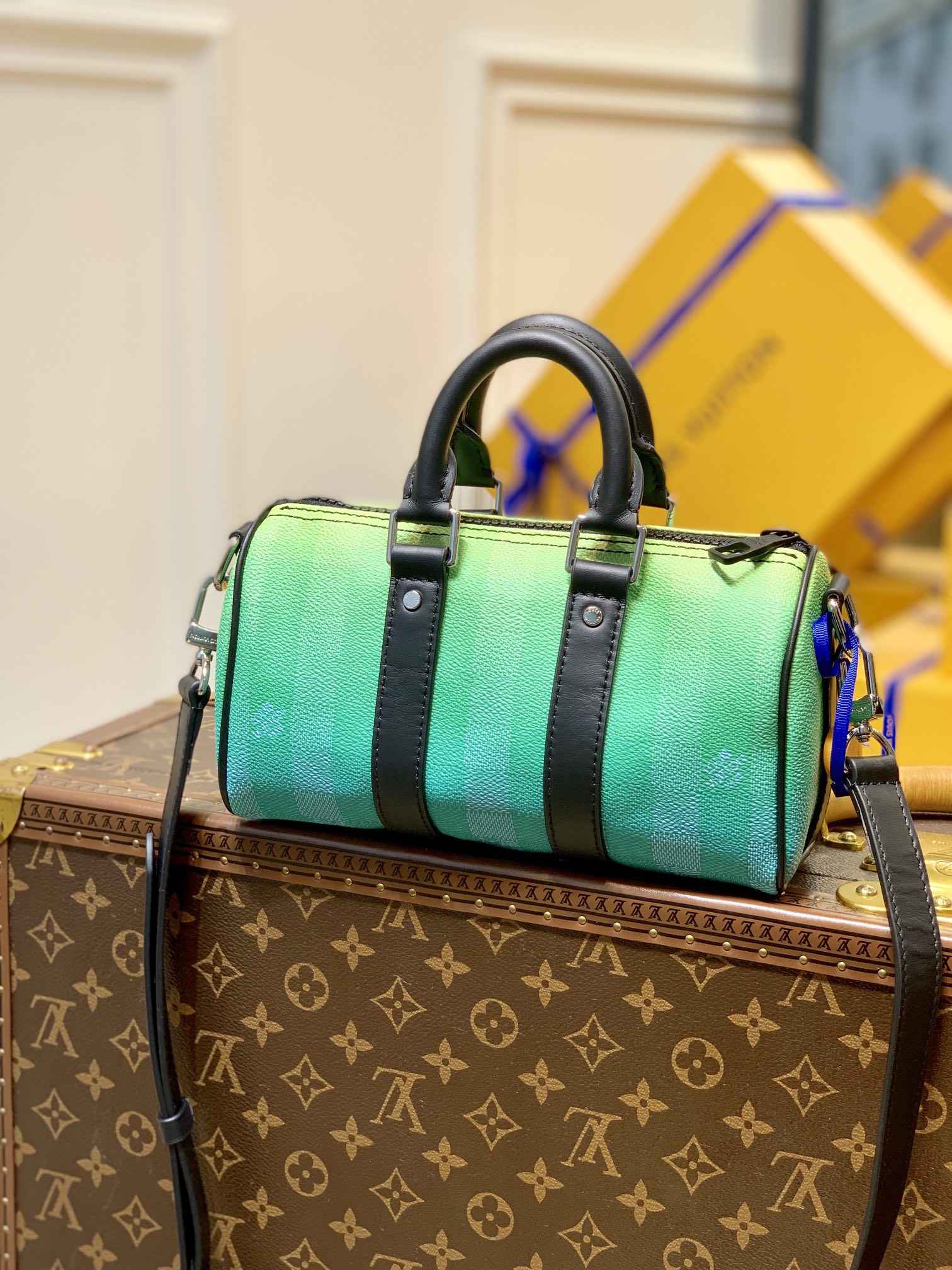 LV M59949 Louis Vuitton Keepall XS Travel Men Bag Damier Other