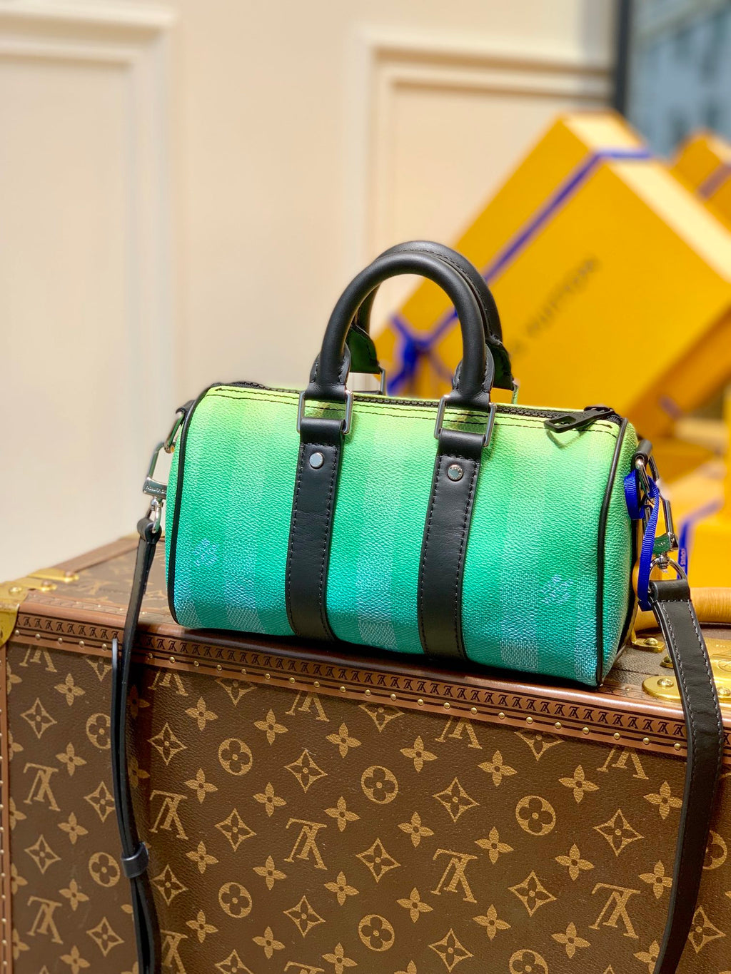 LV M59949 Louis Vuitton Keepall XS Travel Men Bag Damier Other