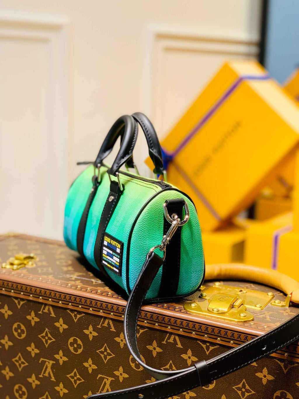 LV M59949 Louis Vuitton Keepall XS Travel Men Bag Damier Other