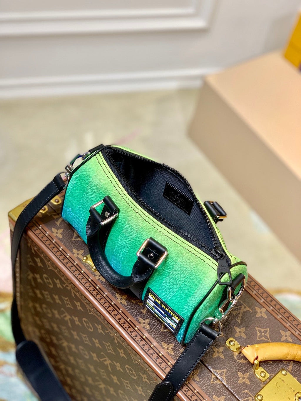 LV M59949 Louis Vuitton Keepall XS Travel Men Bag Damier Other
