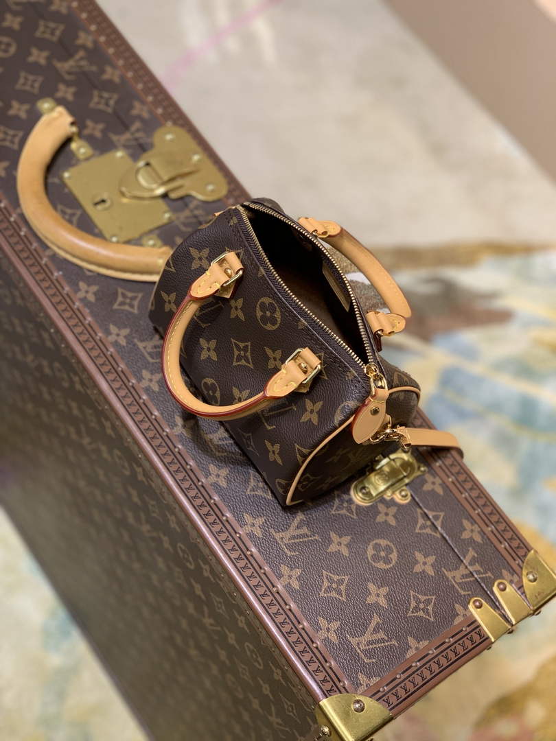 LV M81085 Louis Vuitton Nano Speedy Bag Monogram canvas