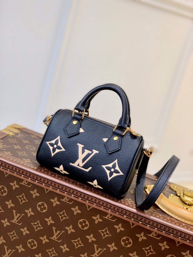LV M81457 Louis Vuitton Nano Speedy Black