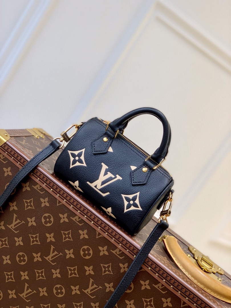 LV M81457 Louis Vuitton Nano Speedy Black