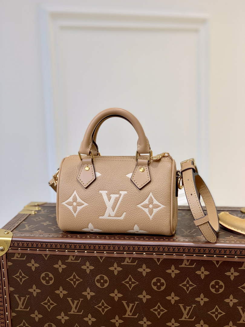 LV M81457 Louis Vuitton Nano Speedy Tan