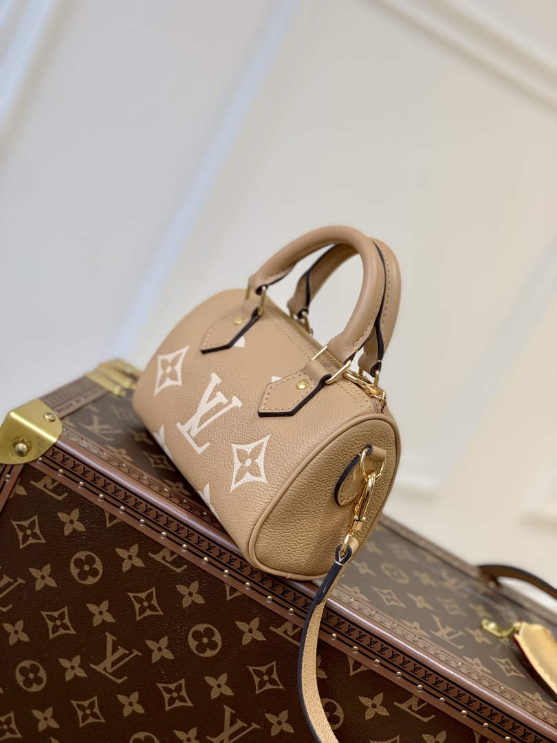 LV M81457 Louis Vuitton Nano Speedy Tan