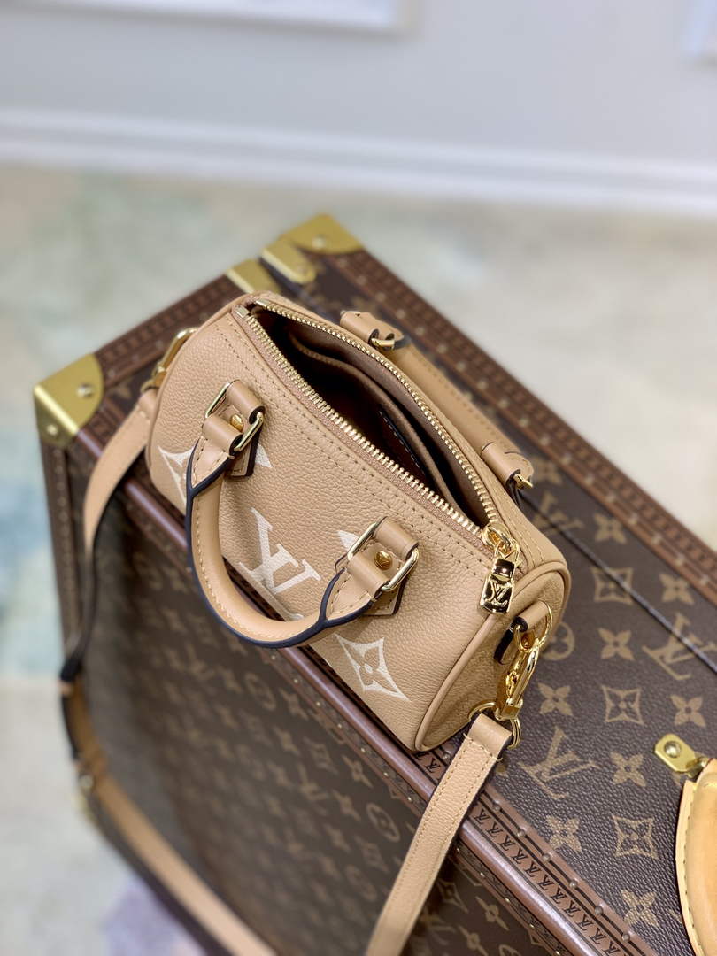 LV M81457 Louis Vuitton Nano Speedy Tan