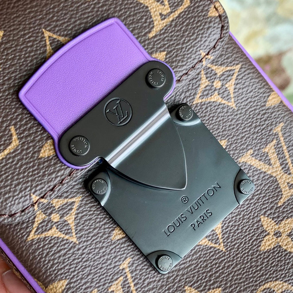 LV M81522 Louis Vuitton S-Lock Vertical wearable wallet monogram Purple - Default Title - View 7