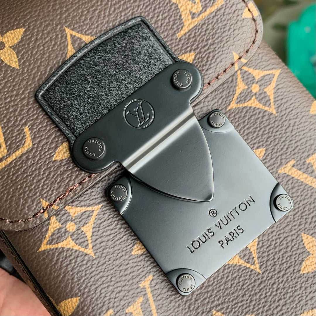 LV M81522 Louis Vuitton S-Lock Vertical wearable wallet monogram black - Default Title - View 7