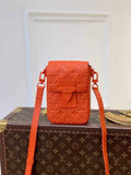 LV M81525 Louis Vuitton S-Lock Vertical wearable wallet orange