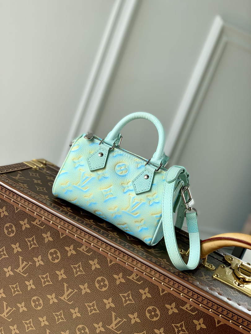 LV M81625 Louis Vuitton Nano Speedy Green