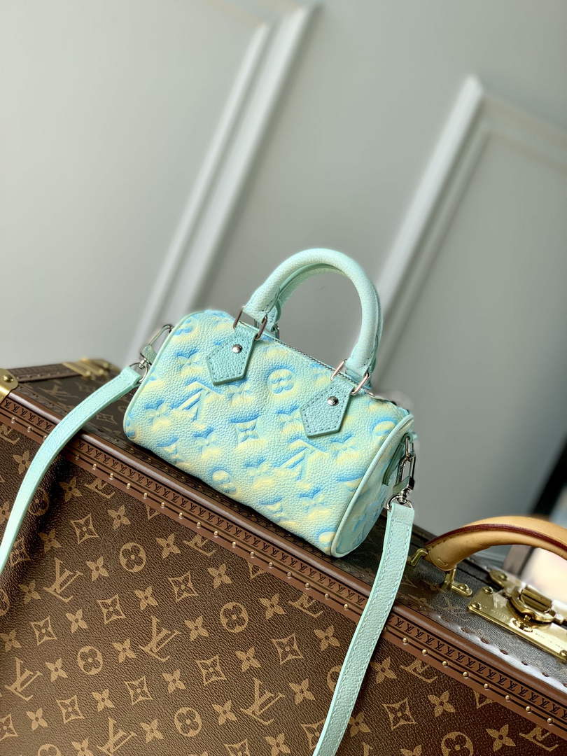 LV M81625 Louis Vuitton Nano Speedy Green
