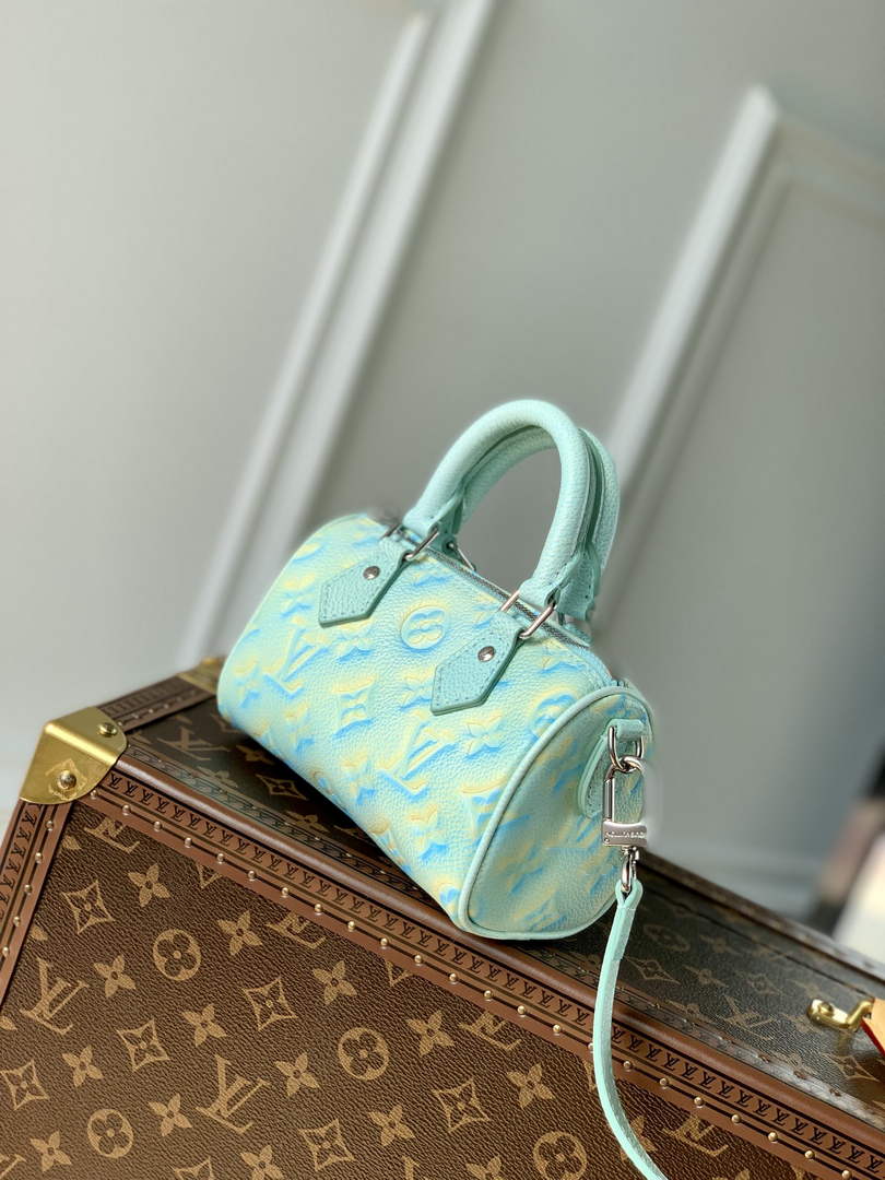 LV M81625 Louis Vuitton Nano Speedy Green