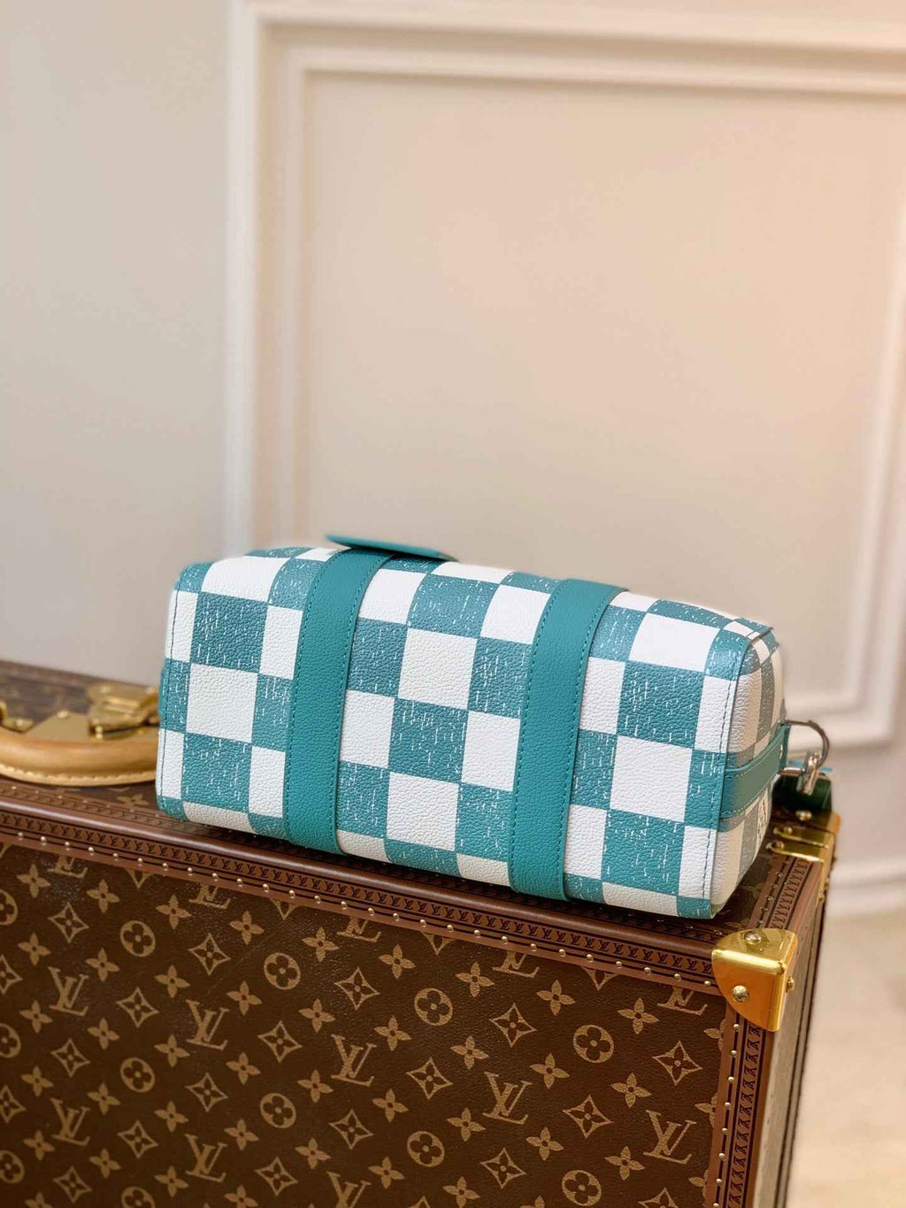 LV N50076 Louis Vuitton City Keepall Travel Men Bag Green