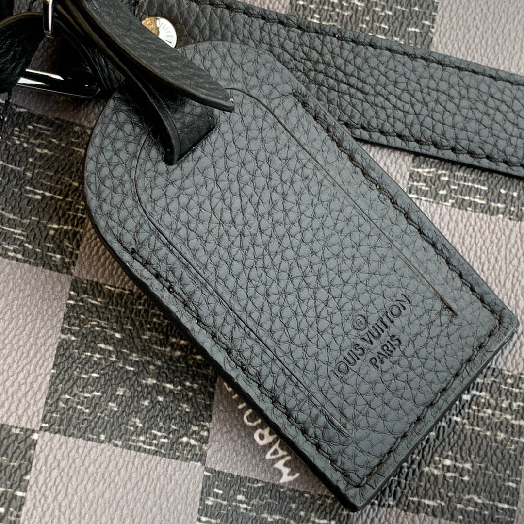 LV N80404 Louis Vuitton Keepall Bandouliere 45 Travel Bag Black