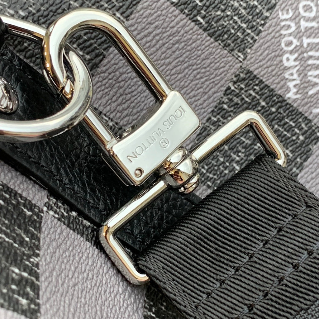 LV N80404 Louis Vuitton Keepall Bandouliere 45 Travel Bag Black