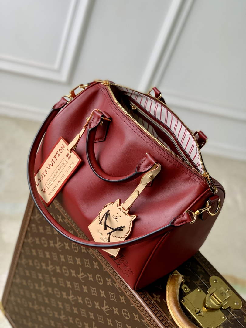Louis Vuitton Travels With Grace Coddingon Speedy Soft 30 Bag M25766
