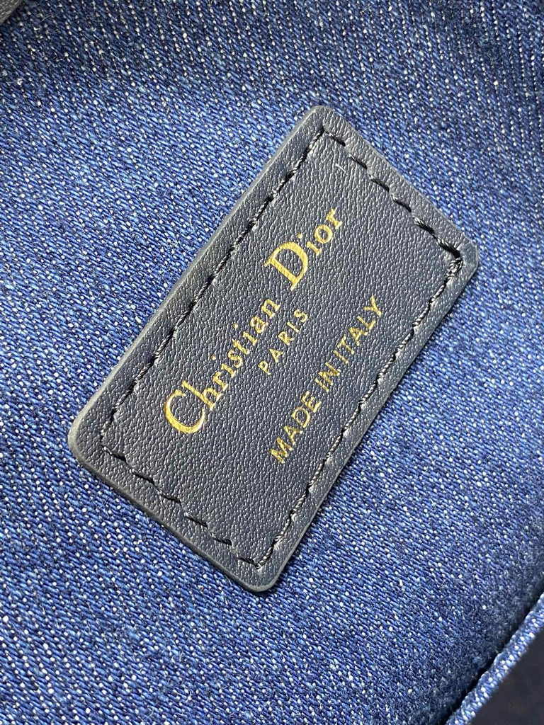 Medium C'est Dior Bag M2271 Blue Denim Dior Oblique Jacquard - Default Title - View 10