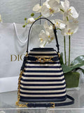 Medium C'est Dior Bag M2271 Blue Jacquard - Default Title - View 1