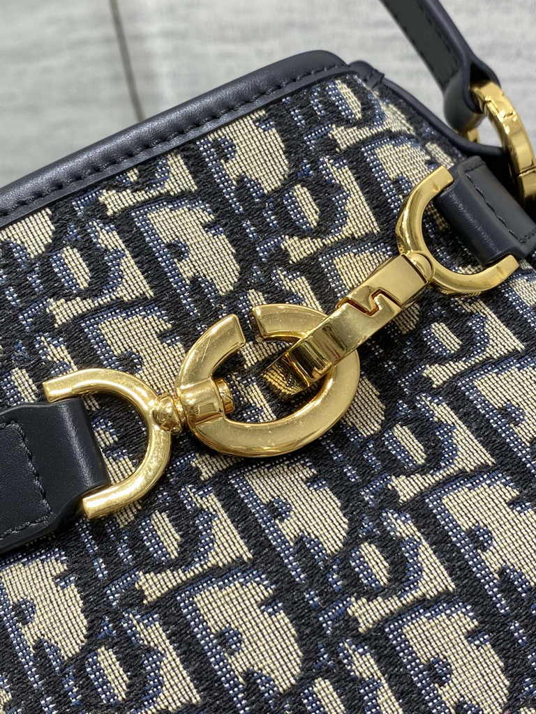 Medium C'est Dior Bag M2271 Blue Dior Oblique Jacquard - Default Title - View 9