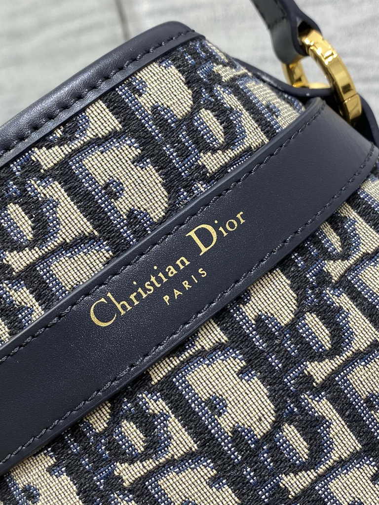 Medium C'est Dior Bag M2271 Blue Dior Oblique Jacquard - Default Title - View 7