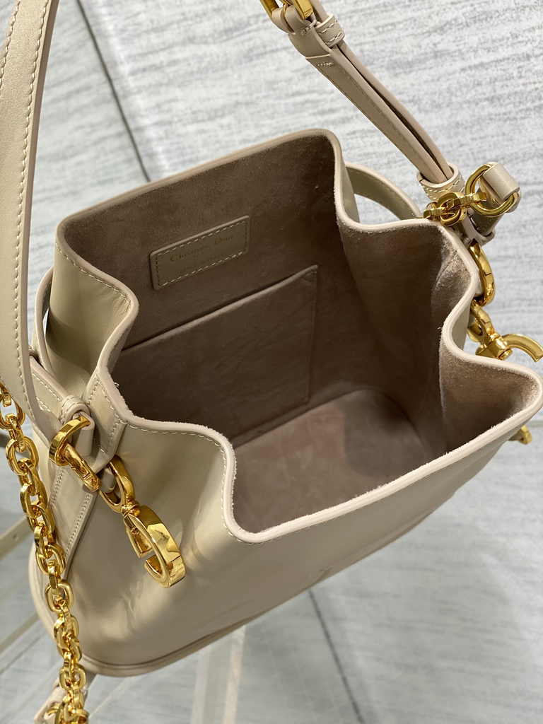 Medium C'est Dior Bag M2271 Apricot CD-Embossed Calfskin - Default Title - View 6