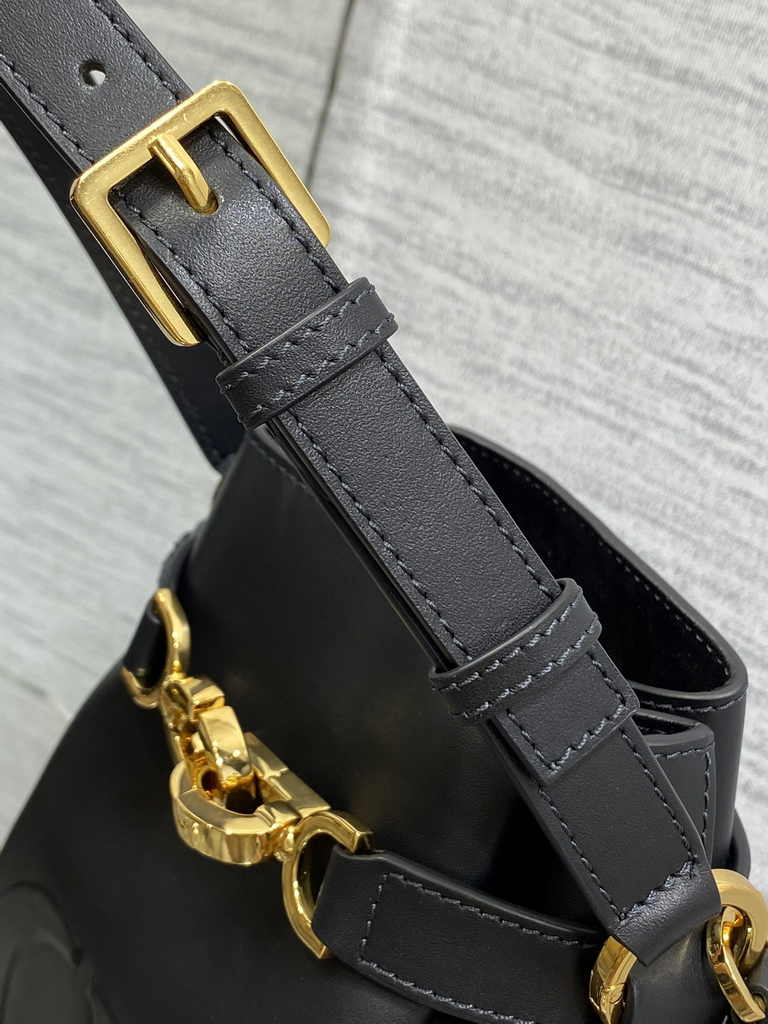 Medium C'est Dior Bag M2271 Black CD-Embossed Calfskin - Default Title - View 10