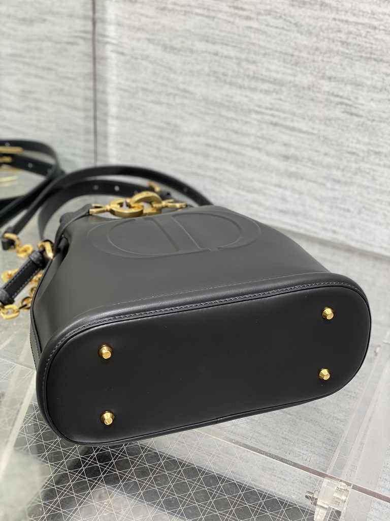 Medium C'est Dior Bag M2271 Black CD-Embossed Calfskin - Default Title - View 5