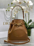 Medium C'est Dior Bag M2271 Golden Saddle CD-Embossed Calfskin - Default Title - View 1