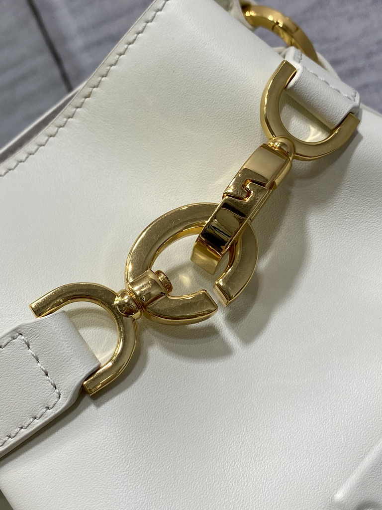 Medium C'est Dior Bag M2271 Beige CD-Embossed Calfskin - Default Title - View 9